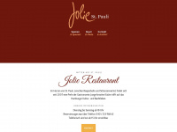 jolie-restaurant.de Webseite Vorschau