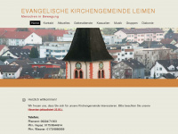 ev-kirche-leimen.de Webseite Vorschau