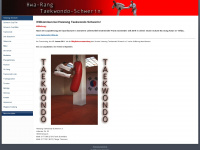 taekwondo-schwerin.de Webseite Vorschau
