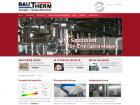 bautherm.de Webseite Vorschau