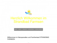 strandbad-farmsen.de Webseite Vorschau