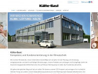 kaelte-bast.de Webseite Vorschau