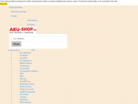aku-shop.cz Webseite Vorschau