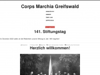 corpsmarchia.de Webseite Vorschau