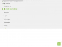 ixocon.de Webseite Vorschau