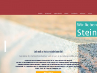 jahncke-naturstein.de Webseite Vorschau