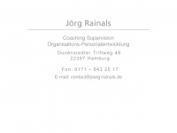 joerg-rainals.de Webseite Vorschau