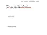 kirche-in-steinbek.de Webseite Vorschau