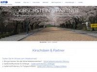 kirschstein.org Webseite Vorschau
