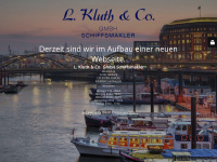 kluth-hamburg.de Webseite Vorschau