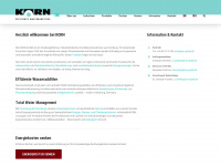 korn-gmbh.de Webseite Vorschau
