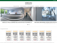 krohnlegal.de Webseite Vorschau
