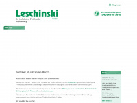 leschinski.de Webseite Vorschau