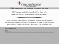 tapeless.de Webseite Vorschau