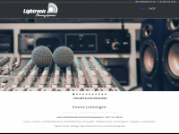 lightronic.de Webseite Vorschau