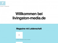 livingston-media.de Webseite Vorschau