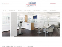 luehr-optik.de Webseite Vorschau