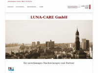 luna-care.de Webseite Vorschau