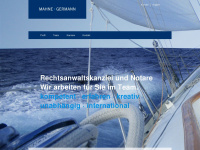 mahne-germann.de Webseite Vorschau
