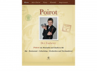 poirot-zauber.de Webseite Vorschau