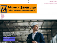 makhan-singh.de Webseite Vorschau