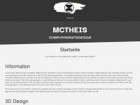 mctheis.de Webseite Vorschau
