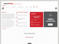 maxipress.de Webseite Vorschau