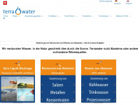 terrawater.de Webseite Vorschau