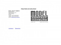 model-contact-hamburg.de Webseite Vorschau