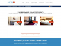 motel21.net Webseite Vorschau