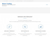 motor-trading.de Webseite Vorschau