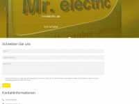 mr-electric.de Webseite Vorschau