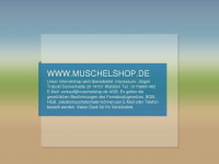 muschel-shop.de Webseite Vorschau
