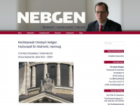 nebgen.net Webseite Vorschau
