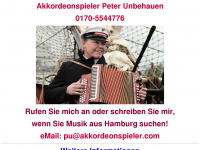 akkordeonspieler.com Webseite Vorschau