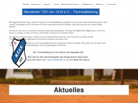 tennis-ntsv.de Webseite Vorschau