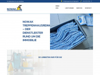 nowak-treppenhausreinigung.de Webseite Vorschau