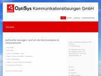optisys.de Webseite Vorschau