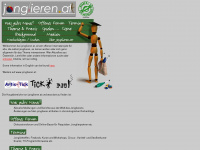 jonglieren.at Webseite Vorschau