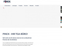 pinck.de Webseite Vorschau