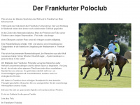 frankfurterpoloclub.de Webseite Vorschau