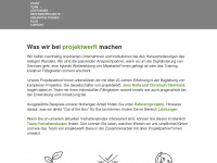 projektwerft.de Webseite Vorschau