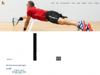 racquetball.de Webseite Vorschau