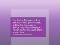 perlenrausch.com Webseite Vorschau