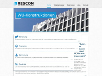 rescon.tv Webseite Vorschau