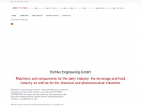richter-engineering.com Webseite Vorschau