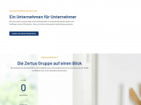 zertus.de Webseite Vorschau