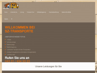 sz-transporte.de Webseite Vorschau