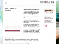 rustikal.de Webseite Vorschau