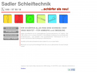sadler-schleiftechnik.de Webseite Vorschau